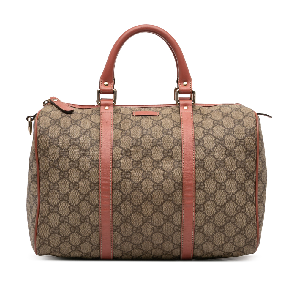 Pre-Loved Gucci Medium GG Supreme Joy Boston Bag